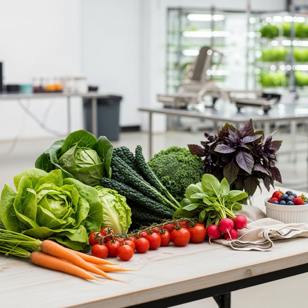 Sejakgomo Farm fresh seasonal produce including vegetables and herbs grown in Atlanta