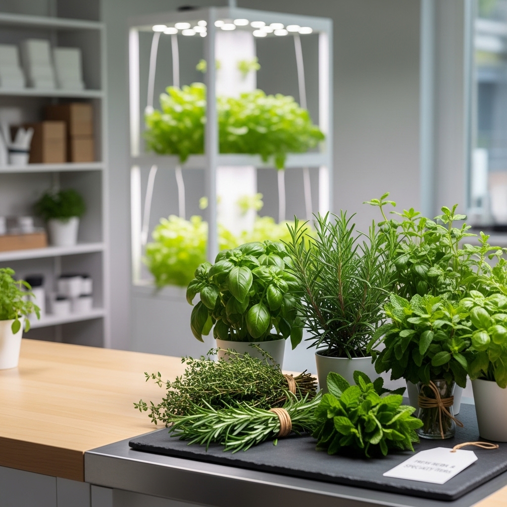 Sejakgomo Farm fresh herbs and specialty vegetable varieties grown in NW Atlanta